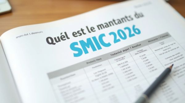 Quel est le montant du SMIC 2026 en France ?